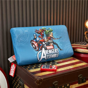 Childrens Rayon Latex Pillow Inner Special Pillowcase Spider-Man Iron Man Pillow Boy 27*44 Summer 30 × 50C