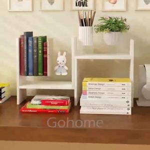 MultiFunction Desktop bookshelf  Storage  rack serbaguna bertingkat murah Bookcase Storage Organizer for Office Home Study bookshelf   桌面书架