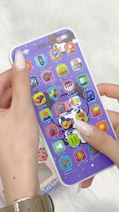 Early Learning Baby early education toys Chinese music simulation mobile phone toys Baby Kids Learning Phone English Educational Music Light Toy with 28 Learning Functions