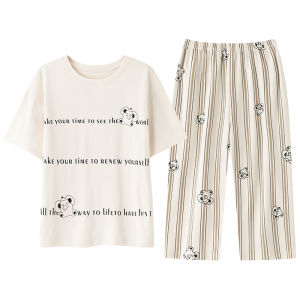 Bộ đồ ngủ MiiOW cho nữ vải cotton 100% thoáng khí