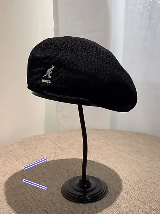 Kangaroo Hat Kangol Beret Men And Women British Retro Peaked Cap Summer  Thin Fashion Mesh Painter Cap Men🎩 Lazada PH