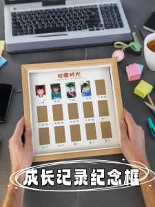 Khung Ảnh Gỗ Hình Vuông Lưu Niệm Cho Trẻ Em Khung Ảnh Lưu Trữ Hình Ảnh Hàng Ngày Của Trẻ Em Khung Ảnh Trang Trí Nhà