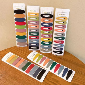 10/60/100Pcs Frosted Candy Color Hair Clip for women Korean style Side clip Fashion Hairpin Girl Hair Accessories