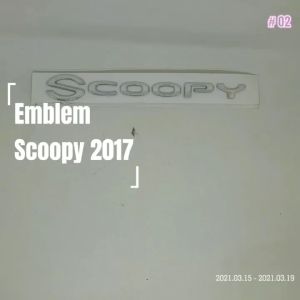 EMBLEM HONDA SCOOPY 2017-2020 STANDAR HONDA
