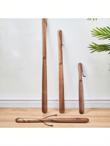 FENGHONGTAO | Long Handle Shoe Horn North American Beech Wood