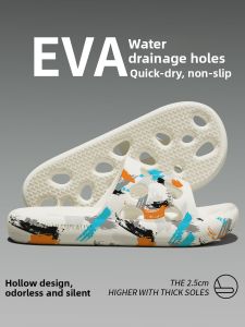 MONLEYTA | Indoor Bathroom Slippers EVA Anti Slip Waterproof Light Weight Summer Home Slippers For Men And Women Fresh Fragrance