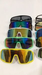 Kacamata Cycling Windproof Outdoor Sports Kacamata Matahari Wanita Pria Bingkai Besar