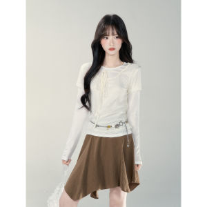 YIKEXIAOYEMEI | Bộ 2 Áo Thun Nữ Kiểu Hàn Quốc