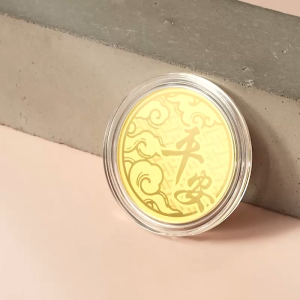 Chow Sang Sang 周生生 999.9 24K Pure Gold Chinese Gifting Collection Peace "Ping An" Product (Ingot) for Women & Men 96410D
