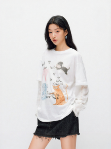 Semir | Oversized Two-Piece Look T-Shirt Summer