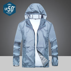 Ultra-Thin Breathable Ice Silk Mens Womens Summer Outdoor Fishing Sun Protection Clothing Lightweight Quick-Dry Nylon Jacket