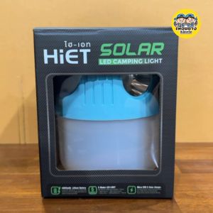 Hiet โคมไฟแคมป์ปิ้ง LED 2in1 หลอดไฟ โซล่าเซล โคมไฟโซล่าเซล ไฟฉาย โคมโซล่า พลังงานแสงอาทิตย์ ไฟตั้งเต๊นท์ ไฟตั้งแคมป์ โคมไฟโซล่าเซลล์ - Lazada