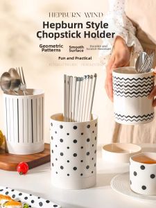 XUNHUAI | Hepburn Style Well-ventilated Chopstick and Spoon Holder