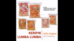 KRIPIK PISANG LUMBA LUMBA ORIGINAL / KERIPIK PISANG KEPOK MANIS 300 GR - MANIS