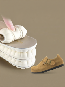 ZUYINBULUO | Comfy and Resilient Clogs Insoles Leather Latex
