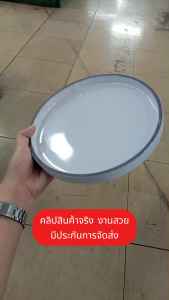 จานเซรามิก 9 นิ้ว จานแบนยกขอบ ใส่พาสต้า สลัด จานราคาถูกๆ ทำจากเซรามิกเนื้อดี เข้าไมโครเวฟได้
