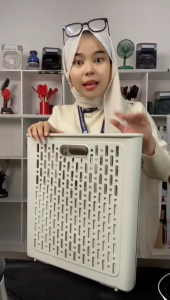 Mebellon Keranjang Laundry Lipat Serbaguna Tempat Baju Pakaian Kotor Dengan Roda