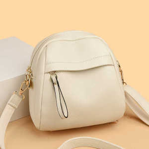 Genuine Leather Womens Bag 2024 New Arrival Fashion All-Match First Layer Leather One-Shoulder Crossbody Small Bag Soft Leather Ladies Phone Bag