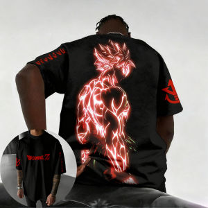 Dragon Ball Anime New Printed T-shirt 2025 Mens and Womens Autumn/Winter Harajuku Plus Size Loose Casual Parent Child Top