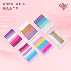 Kids Facial Painting Multi-Color Paint Paint Water-Based Color Anka Bella Watercolor Mermaid Color Suit