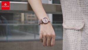 Julius นาฬิกาข้อมือผู้หญิง JA-1271 หน้าปัดกลม สายหนัง แบรนด์เกาหลี แฟชั่นฮิตของแท้ ✨สินค้าประกันศูนย์ไทย ✨