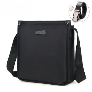 Feger | Túi đeo chéo Oxford Canvas dung tích lớn Túi công sở thường ngày cho nam Túi đeo vai đơn Túi đựng máy tính xách tay dung tích 10 inch