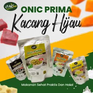 ONIC PRIMA RASA KACANG HIJAU (Bubur Beras Organik Lansung Siap Makan Tanpa di Masak)