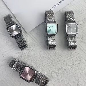 New High-End Ladies Watch Square Metal All-Match Watches Temperament Scale Watches Jam Tangan Perempuan