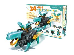 STEM 24 in 1 Self Assembly Robot Educational and Fun Toy for Kids