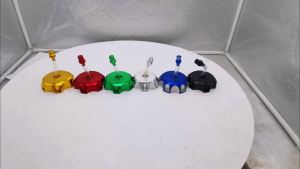 CNC Aluminum Gas Fuel Tank Cap Cover For Kayo Bse Chinese CRF TTR KLX 110 50 70 90 125 140 150 160 190 CC Dirt Pit Bike Parts