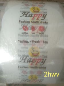 Plastik Lid Cup Sealer Cup MOTIF HAPPY SMILE JUMBO 5000CUP
