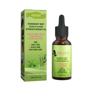 Eelhoe Organics bạc hà hương thảo Da Đầu & Tóc Tăng Cường Dầu Cho tất cả các loại tóc Loại bạc hà hương thảo Da Đầu Tóc Tăng Cường Dầu Biotin tinh dầu Nuôi Dưỡng Điều Trị chẻ ngọn Khô Tất Cả Các Loại mọc tóc tinh dầu bạc hà hương thảo Tóc Tăng Cường Dầu