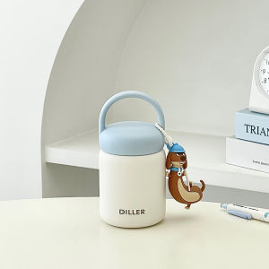 Cốc Nước Mini 200ml Dễ Thương Dễ Thương Có Thể Mang Theo Hình Chú Chó Salami Cốc Nước Bằng Thép Không Gỉ Cốc Nước Đựng Thức Ăn