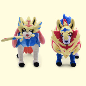 30cm Ⅷ Pokemon Sword&Shield Plush Toys Zacian Zamazenta Dauntless Shield Intrepid Sword Stuffed Doll Cool Xmas Gift for Kids