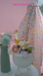 (FREE SAJADAH) BELIMUKENA PREMIUM - Mukena Travel Parasut Anak Motif Cute Bag Quincy