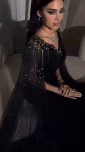 GAUN WEDDING / GAUN PERNIKAHAN WANITA / GAUN PERNIKAHAN DRESS MEWAH / DRESS LUXURY HITAM PUTIH ELEGAN DUYUNG