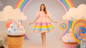 Váy Công Chúa Dòng Sang Chảnh 7 Màu Cầu Vồng Bồng Bềnh Siêu Vip Thanh Nhi Fashion hàng Thiết Kế Cao Cấp TN3822005