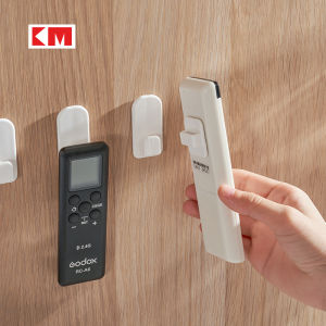Air Conditioner Remote Control Hook Hanger TV Fan Storage Box Wall-Mounted Wall Rack Punch-Free Holder