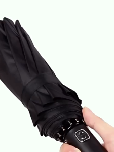 Sunshade umbrella anti-sun umbrella UPF50+ black rubber sun protection umbrella mens and womens