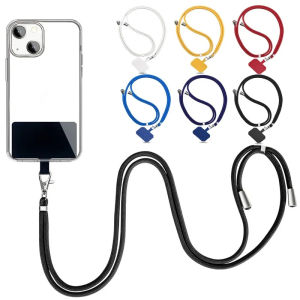 1.5M Universal Crossbody Nylon Patch Phone Lanyards Detachable Adjustable Anti-Lost Neck Strap Strap Phone Soft Lanyard