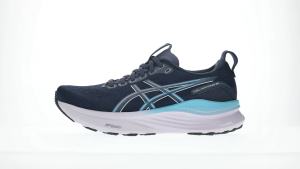 ASICS Women GEL-KAYANO 32 Running Shoes in Midnight/Stillwater