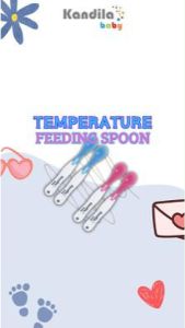 KANDILA BABY TEMPERATURE FEEDING SPOON / KDL 021-9 / SENDOK MAKAN BAYI / SENDOK MAKAN BAYI TEMPRATUR