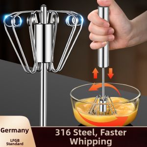 BOMANSI | Manual Egg Beater for Baking 316L Stainless Steel