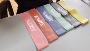 Dây cao su kháng lực tập chân mông Aolikes 3601 bộ 6 dây mini band Bin Sports DKL002