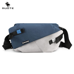 AUOTE กระเป๋ากระเป๋าสะพายข้างกระเป๋าคาดหน้าอกสำหรับทั้งกระเป๋าหิ้วและหญิงกระเป๋ากระเป๋าสะพายไหล่ความจุมากกระเป๋ากีฬาสะพายไหล่สำหรับไปโรงเรียนสไตล์มหาลัยสีตัดกันสำหรับผู้หญิงนักเรียนผู้ชาย