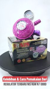 Nis Regulator Kompor Gas Klik Lock F16 (N7 08BD) - Tekanan Rendah