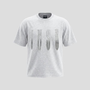 Chinese Street Style Couple T-Shirt American Casual Glittering Logo