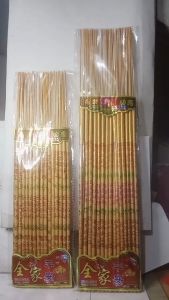 Dupa Hio Sembahyang Tanpa Aroma Hio Emas Tulisan Isi 30Btg