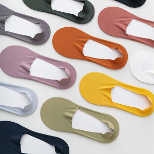 Makayo ถุงเท้าข้อสั้น เนื้อผ้าเด้ง ฟื้นฟู สีพื้น สําหรับผู้ชาย EUR 39-43