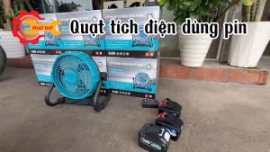 Quạt Tích Điện Dùng Pin Rời 18-21V - Hàng Chất Lượng